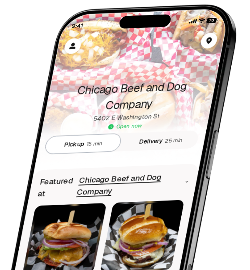 Chicago Beef and Dog Company app preview